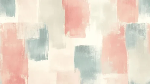 Soft Pastel Abstract Brushstroke Art in Modern Minimalist Style.