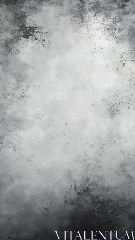 Monochrome textured surface displays gradual tonal variance