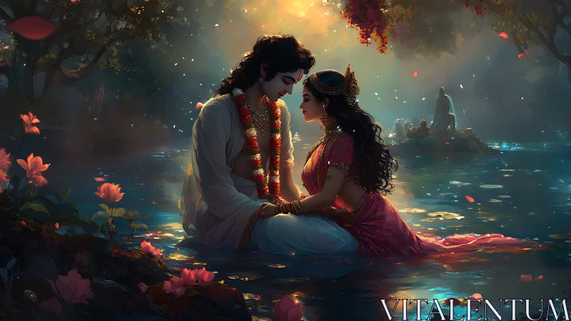 Two Hearts Meet in Magic: A Timeless Romance.