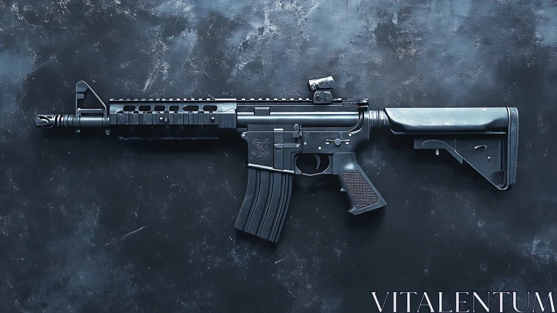 AR-15 Tactical Rifle Platform: Modular Military Carbine Configuration.