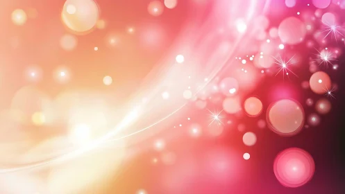 Gradient background shows circular bokeh and star highlights