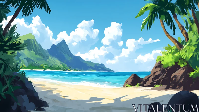 Tropical Paradise Awaits on This Dreamy Island Beach