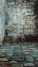 Cornered cobblestones whisper quietly to the weary wall