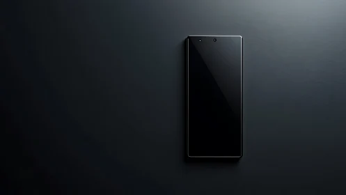 Mobile device mockup against gradient background.