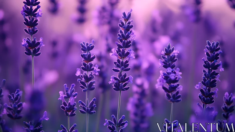 Purple Lavender Dreams: Fragrant Soldiers Standing Guard