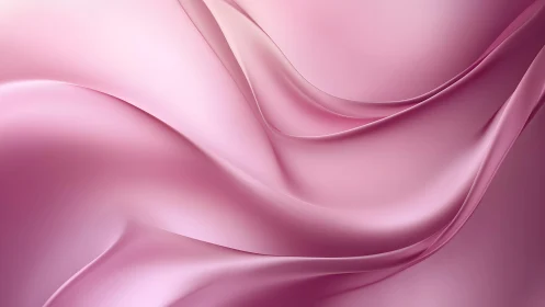 Soft Pink Silk Abstract Texture with Smooth Flowing Lines.