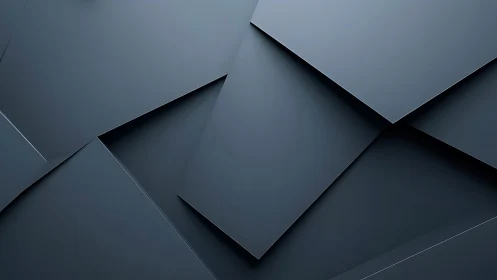 Layered midnight panels create a calm geometric embrace