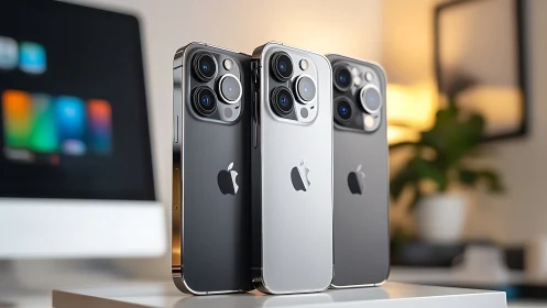 Three Stunning iPhones Showcase Sleek Design Excellence