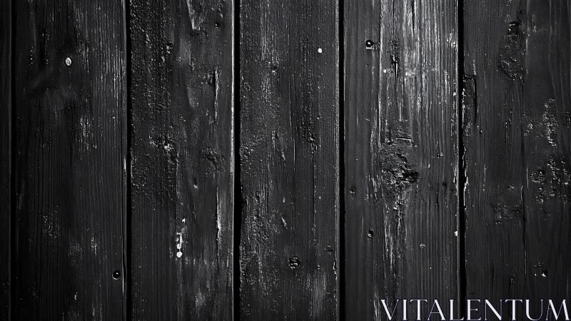 Weathered black wood boards with cozy rustic character.