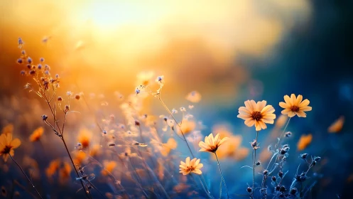 Golden Hour Daisy Dreams in Soft Light.