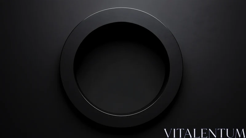 Midnight halo of matte and gloss in pure minimal silence.