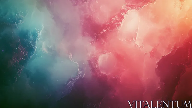 Nebula daydream drifts from teal twilight to molten dawn