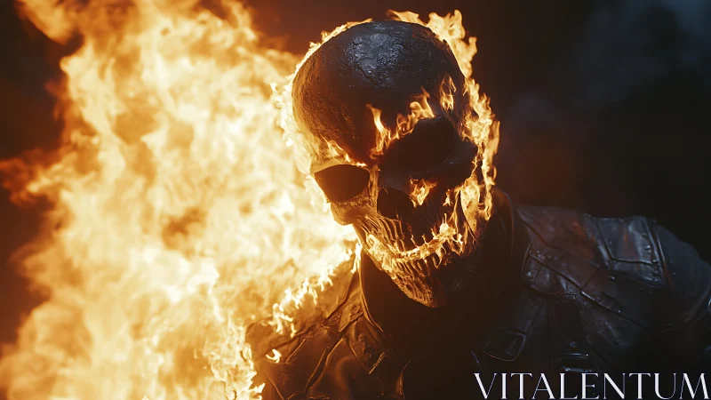 Incandescent skeletal revenant with combustive cranial plating.