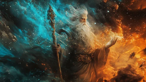 Starlit stormmage forging fire and frost between worlds.