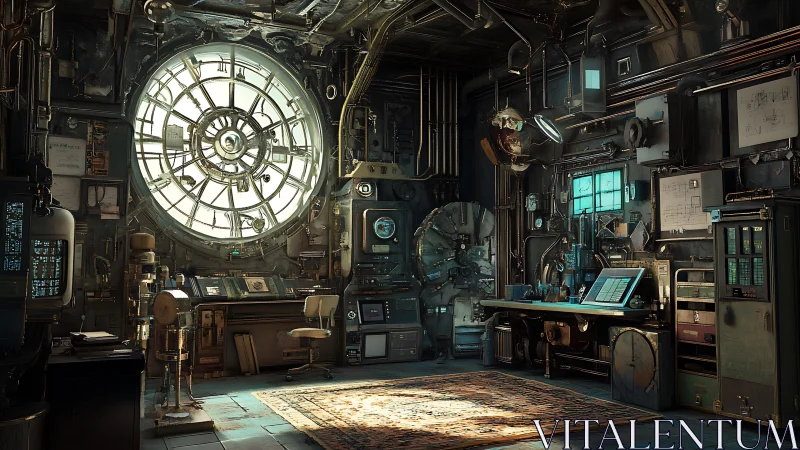 Clockwork hacker&rsquo;s loft hums with retro-future inventions.