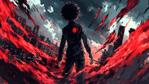 City of embers and storms, where one quiet hero awakens.