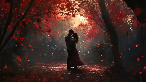 Embrace in Crimson Forest.