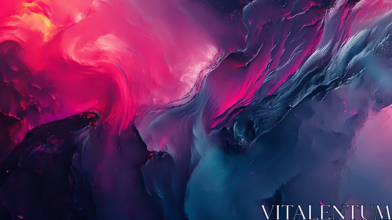 Bilateral neon aurora flows across fluid abstract gradients