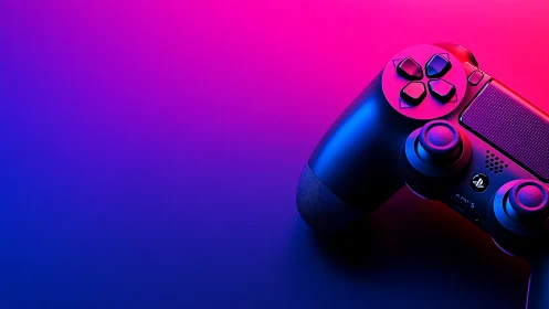 PlayStation 5 DualSense Controller with Chromatic Lighting and Gradient Composition