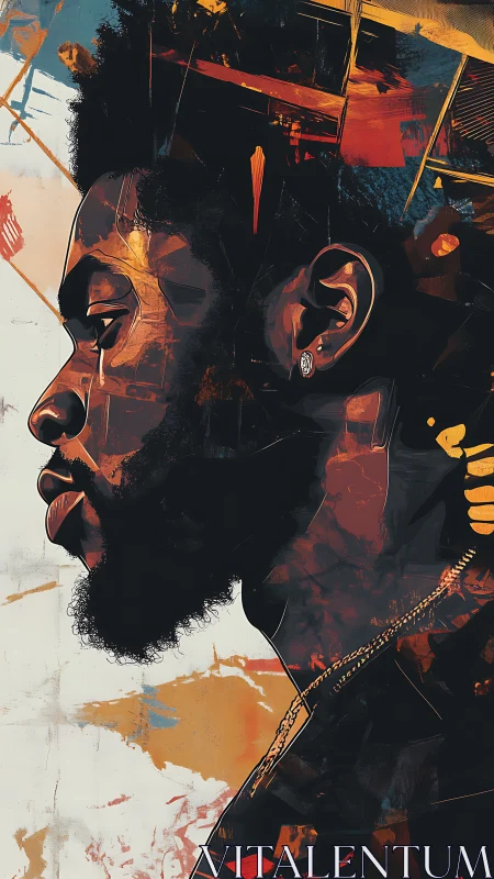 Profiled neon daydream carves quiet strength from chaos