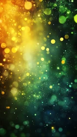 Tri‑chromatic bokeh diffusion with particle field gradients.