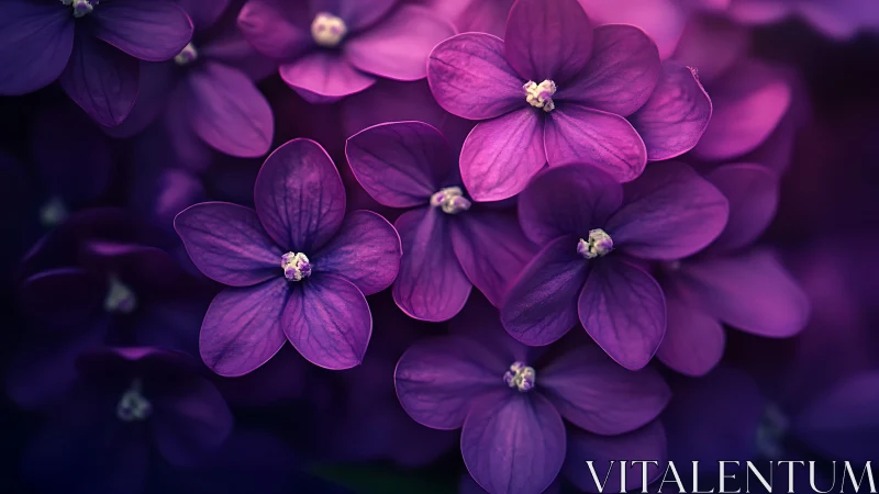 Purple Flowers Bloom With Delicate Beauty and Grace