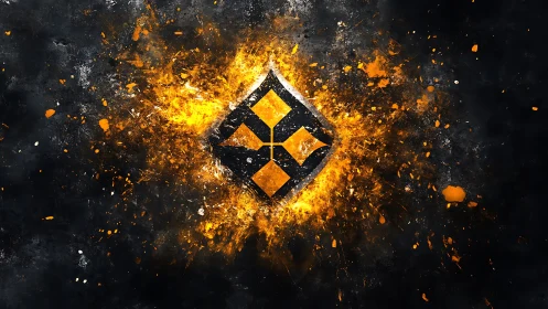 Ember sigil erupts in a storm of shattered starlight.