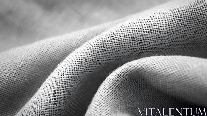 Textured Fabric Rolls Layered in Grayscale Light