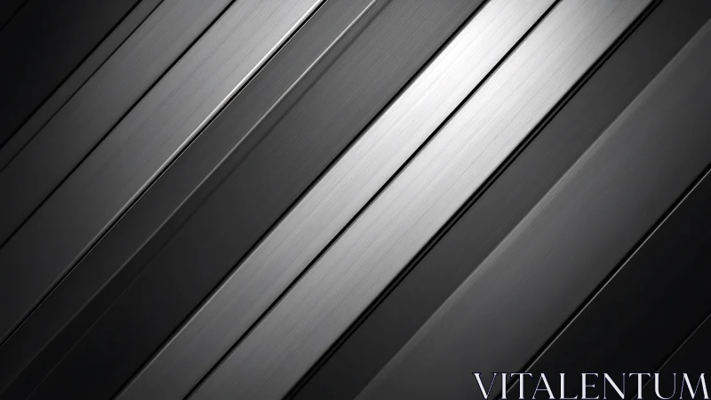 Sleek diagonal brushed metal texture in modern abstract style.