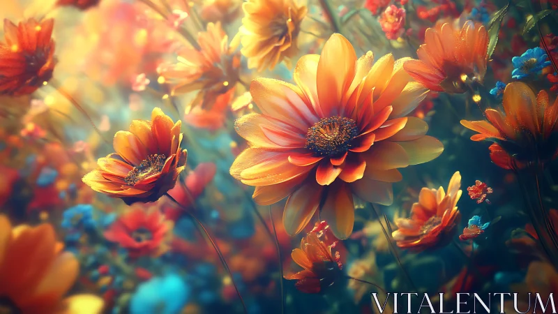 Gerberas Ablaze: Where Sunlight Dances With Petals.