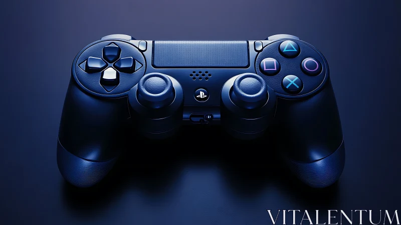 Premium PlayStation Controller in Deep Blue.