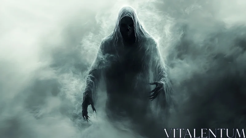 Spectral cloaked wraith emerges from volumetric fog field
