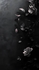 Nocturnal Blooms: Where Shadows Dance with Petal Light.