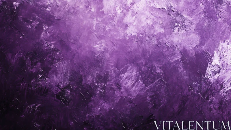 Lavender and plum textured abstract wall radiates softly.