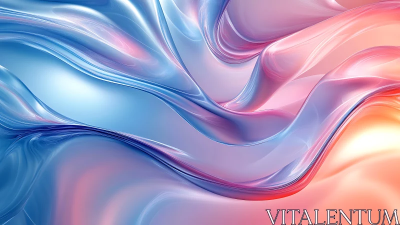Liquid neon lullaby of glassy waves in pastel motion.