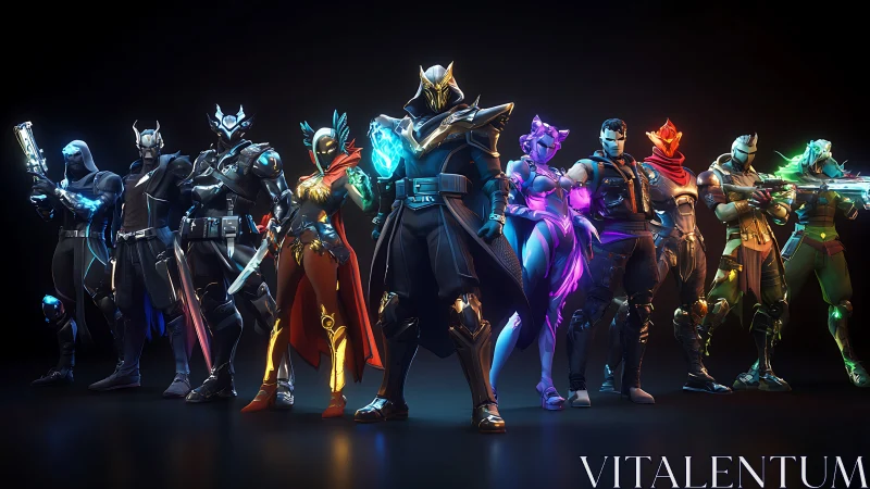 Neon-clad legends assemble in a prismatic battlefront lineup