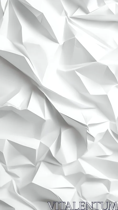 Geometric white paper folds as minimal 3D surface study.