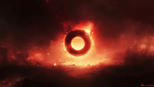 Inferno's Eye Awakens: A Cataclysmic Portal of Celestial Fire