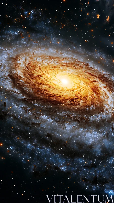 Luminous barred spiral galaxy with dense star-forming arms.