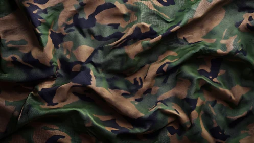 Multilayer Camouflage Textile with Dimensional Fabric Topography