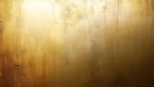 Textured golden surface shows vertical streaks and rough patches