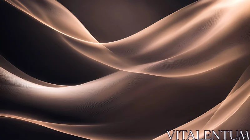 Silk light waves glide across deep shadowed background.