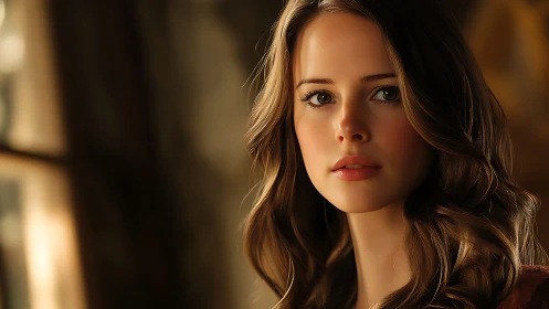 Photorealistic warm-portrait headshot with cinematic bokeh lighting.