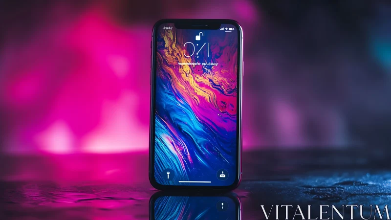 Neon Genesis Glows: Digital Dreamscape Materializes Through Glass