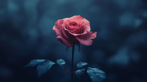 Crimson Bloom Defies the Twilight