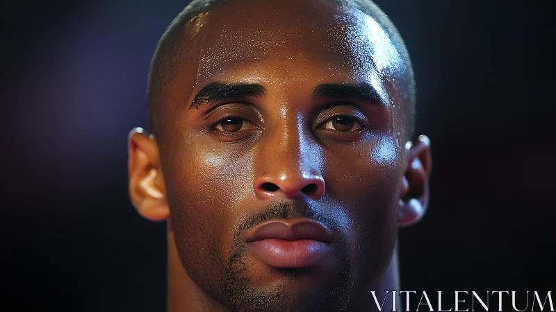 Photorealistic Male Portrait with Dramatic Chiaroscuro Lighting and Subsurface Rendering