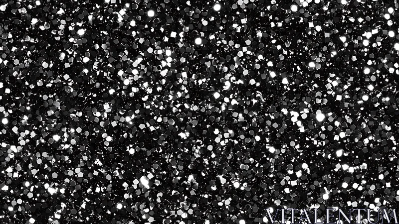 Midnight glitter field twinkles like a tiny urban galaxy