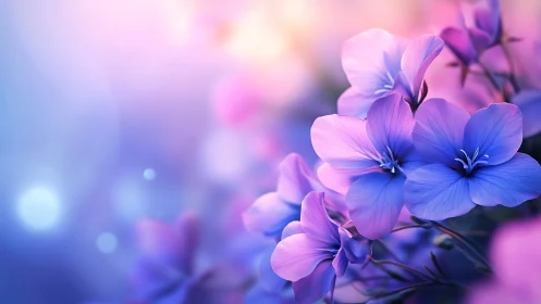 Dreamy Blossoms in Soft Hues.