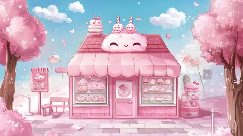 Whimsical Pink Bakery Dream Come to Life.