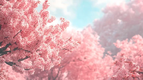 Cherry Blossom Arboretum in Peak Spring Bloom